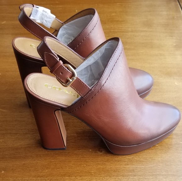 Coach Carmine slingback platform mule - Picture 2 of 8